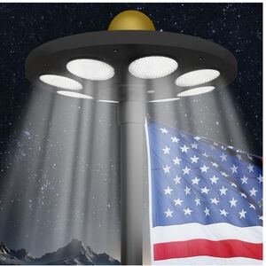 Flag Pole Solar Light